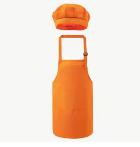Kids apron chef hat - chef,
